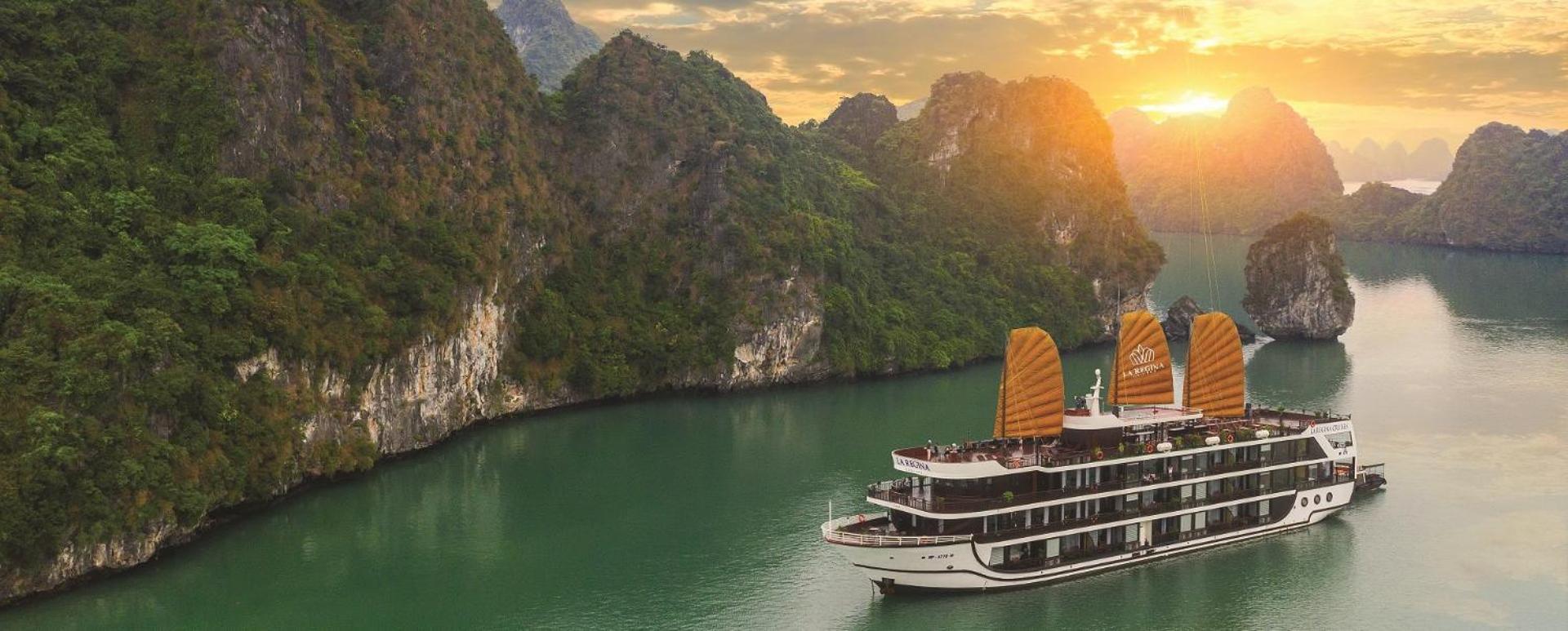 La Regina Legend Cruise Hotel Hạ Long-öböl Kültér fotó